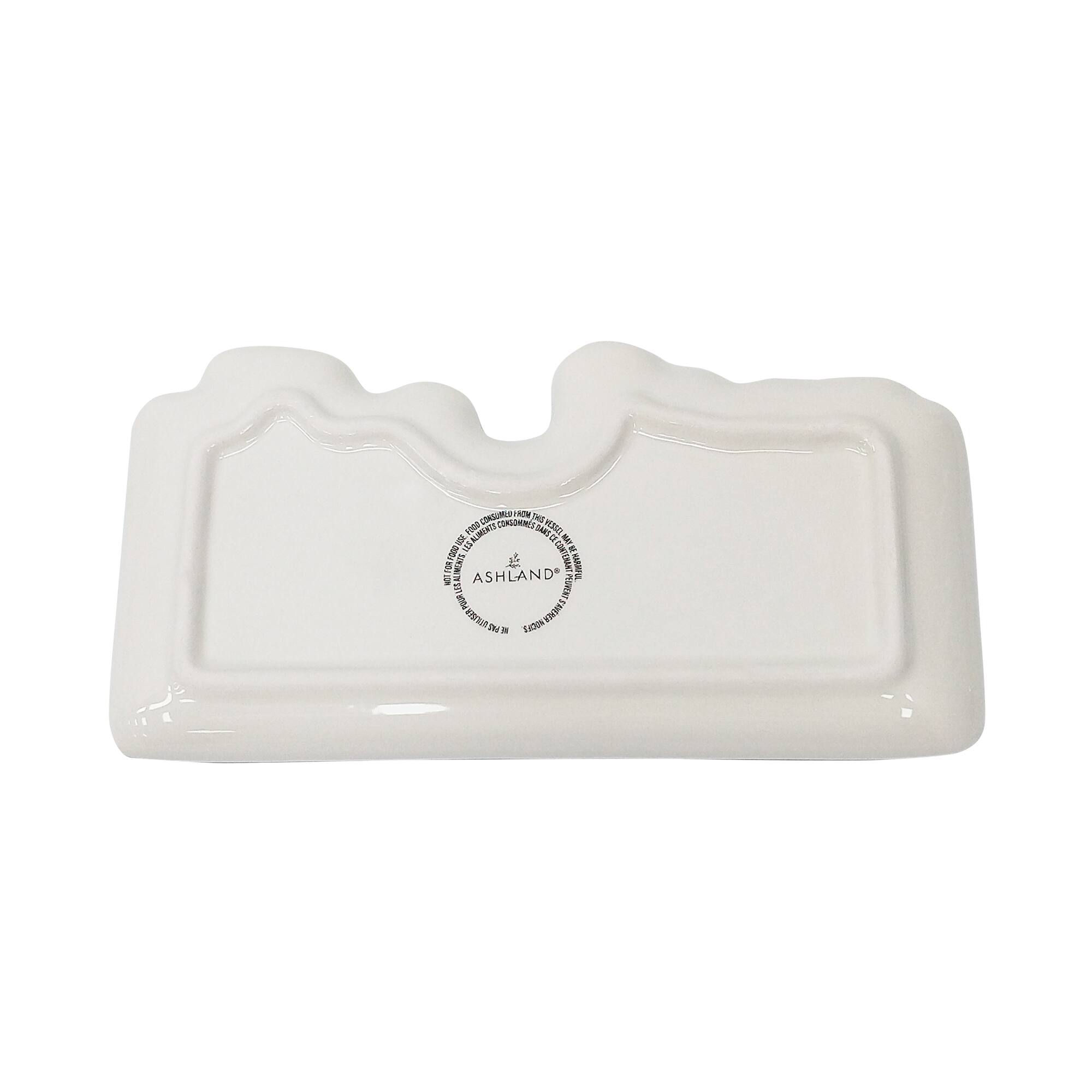 8.5" Ceramic Books Trinket Dish by Ashland®
